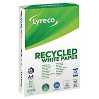 BX500 LYRECO RECYLING PAPER A4 80G WH