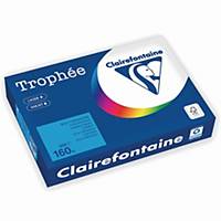 Clairef. Multifunktionspapier Trophée 1022C, A4, 160 g/m², karibblau, int. 250Bl