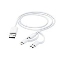 Charging cable 3 in 1 HAMA, interchangeable plugs, USB connection