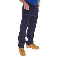 Beeswift Action Work Trouser Navy 32 Tall