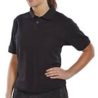 Uneek Polo Shirt Black Extra Large