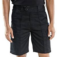 Click Cargo Pocket Shorts Black Size 30