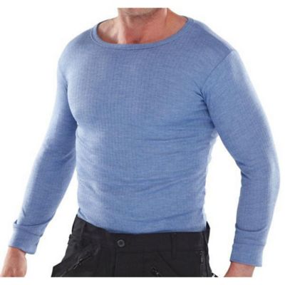 Beeswift Thvlsl Long Sleeve Vest Blue Large