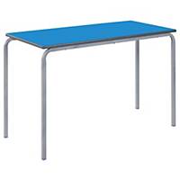 Metalliform Crushed Bent Nesting Table 590mm Blue with Light Grey Frame