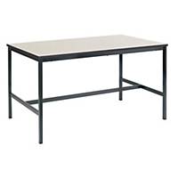 Metalliform Fully Welded Craft Table 850mm Ailsa Laminate with Black Frame