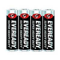 EVEREADY 1215 Carbon Zinc Batteries AA Pack Of 4