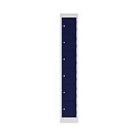 Bisley 6 Door Primary Locker - Blue - 1800x300x300mm