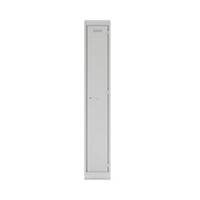 Bisley 1 Door Primary Locker - Grey - 1800x300x450mm