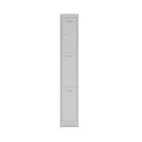 Bisley 3 Door Primary Locker - Grey - 1800x300x450mm