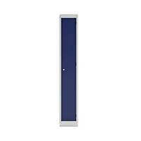 Bisley 1 Door Primary Locker - Blue - 1800x300x300mm