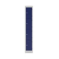 Bisley 4 Door Primary Locker - Grey - 1800x300x450mm