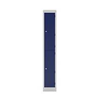 Bisley 2 Door Primary Locker - Blue - 1800x300x300mm