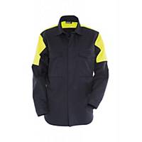 Tranemo 5774 86 FR/AST shirt, long sleeves, blue/yellow, size 2XL