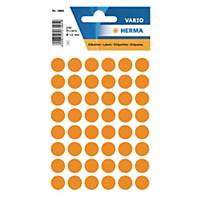 Etichette multiuso Herma 1864, 12 mm arancio chiaro, confezione da 240 pezzi