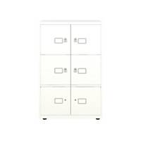 Bisley LateralFile Lodges, 800mm W, 4x375mm doors & 2x375mm drawers - Chalk