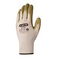 Skytec Recon Beige/Khaki Latex Gloves - Large, Pair