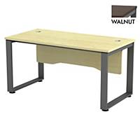 V1 SQ82 Series Standard Table With Metal Leg 1500W X 750D X 750H - Walnut