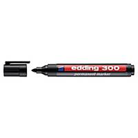 Permanent Marker Edding 300, round tip, line width 1,5-3 mm, black