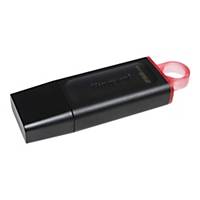 Memoria USB Kingston - 256 Gb - negro/rosa