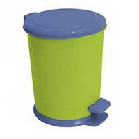 STEP WASTE BIN WITH LID 8.5 LITRES ASSORTED COLORS
