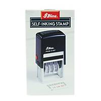 Shiny S-402 RECEIVED Self-Inking Dater Stamp 2-Colour