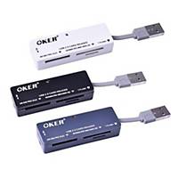 OKER การ์ดรีดเดอร์ USB 2.0 รุ่น C-09 คละสี