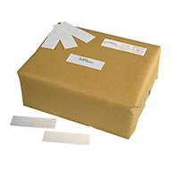 Franking labels for shipment 140x40mm white - box of 500