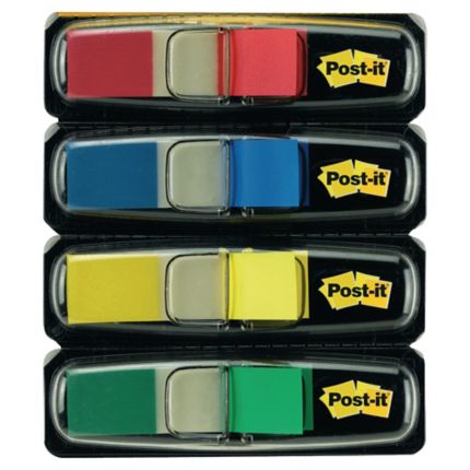 Segnapagina Post-it® Index mini colori base 4 dispenser da 35pz cad