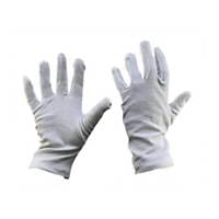 M-Safe Cotton interlock white allround katoenen handschoenen, maat 13, per paar