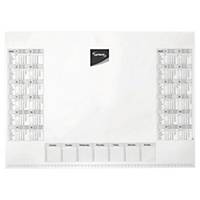 Lyreco Desk Mat Refill Pad - 590x420 (WxH) - 25 Sheets Per Pad