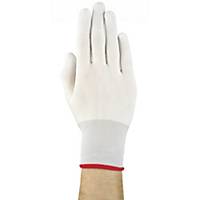 Textilní rukavice Ansell HyFlex® 11-300, velikost 7, bílé, 12 párů