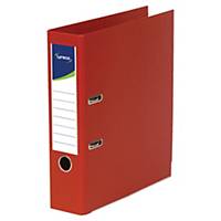 Lyreco Polypropylene Red A4 Upright Lever Arch File - Box Of 10