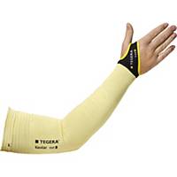 Tegera 74 cut resistant sleeve, black/yellow, size 7, per 6 pairs