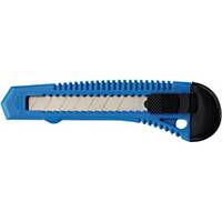 Staples® Cutter, Kunststoff, 18mm, Schiebearretierung, blau