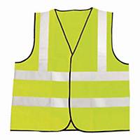Vest With Reflective Tape - Yellow