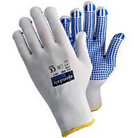 Tegera 630 mechanical gloves, white/blue, size 6, per 12 pairs