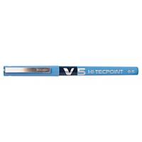Pilot Hi-Tecpoint V5 roller pen met dop, 0,5 mm, fijn, blauw, per stuk