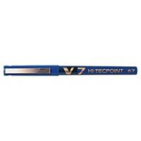 Pilot Hi-Tecpoint V7 Roller Ball Blue Pens 0.7mm Line Width - Box of 12