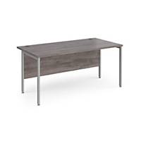 Maestro 25 H Frame Desk 1600x800mm Grey Oak Delivery Only - Excludes NI