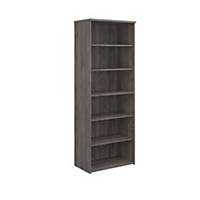 Universal Bookcase 2140mm High with 5 Shelves Grey Oak Del Only  Excl NI