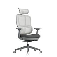 Shelby Mesh Back Operator Chair Grey with Headrest - Delivery Only - Excludes NI