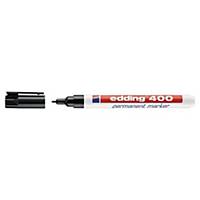 Edding® 400 permanent marker, fine, bullet tip, 1 mm, black, per piece