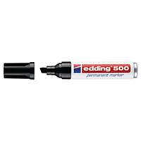Permanent Marker Edding 500, angled tip, line width 2-7 mm, black