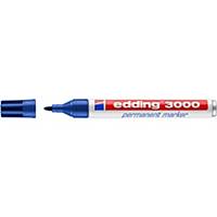 Marcador permanente Edding 3000 - ponta cónica 1,5-3 mm - azul