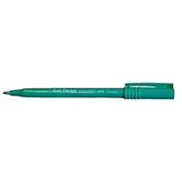 Pentel R56 roller pen, medium, kunststof punt, vloeibare groene inkt