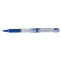 Pilot V-Ball Grip roller pen, fijn, metalen punt, vloeibare blauwe inkt