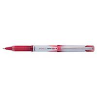 Pilot V-Ball Grip roller pen, fijn, metalen punt, vloeibare rode inkt