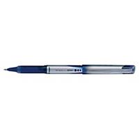 Pilot V-Ball Grip roller pen, medium, metalen punt, vloeibare blauwe inkt