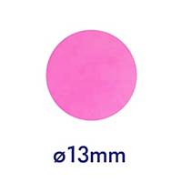 New Star C101 圓形顏色標籤 13毫米 粉紅色 每包3080個標籤