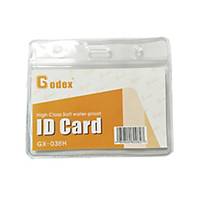 Godex Name Card Plate GX-038H Lanscape PP Clear